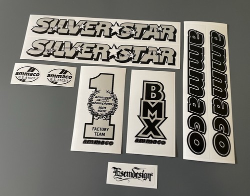 Ammaco silver star bmx - silver,