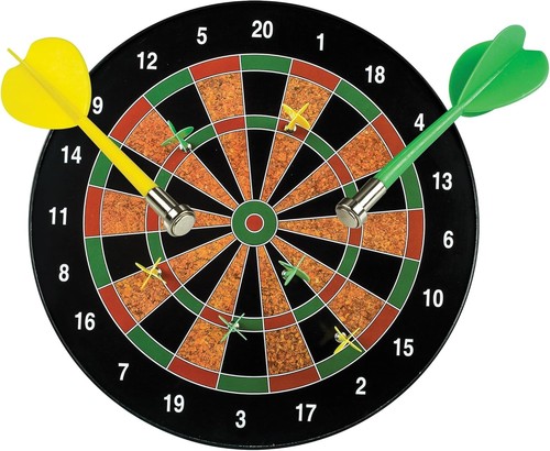 Magnetic dartboard 6 darts - dartboard,