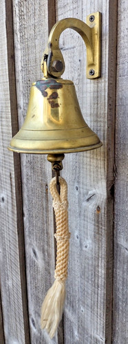 Vintage solid brass bell - solid,