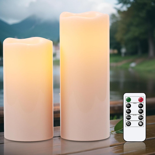 Large battery candles 2 - battery,