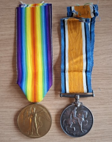 Original wwi silver war medal - original,