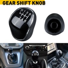 6 Speed + R Gear Shift Knob For For Lexus IS XE20 220d Leather Black 2007 - 2014