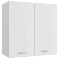 600 White Kitchen Cabinet Unit Wall 2Door Cupboard 60cm Matte itzcominghome