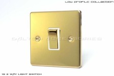 POLISHED BRASS LIGHT SWITCHES