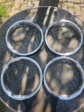 Original MGB Stainless Steel Trims Rims LG Rostyle Wheel Trim Set Stainless Steel