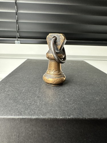 Antique brass bell scale - antique,
