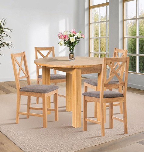 Dining table set drop leaf - table,