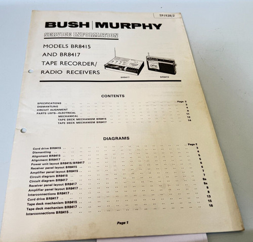 Vintage bush murphy - murphy, model