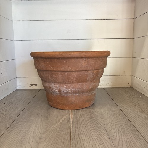 Large vintage terracotta pot - vintage,
