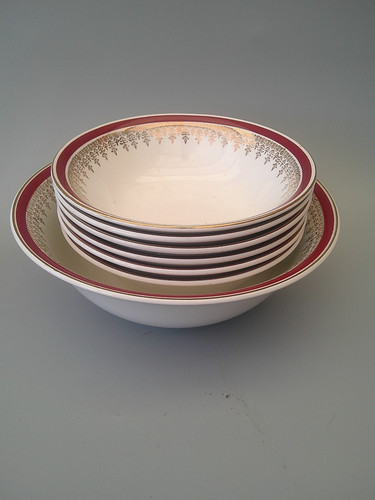 Myott royalty red dessert - myott,