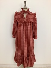 Vintage 1970s checked dress