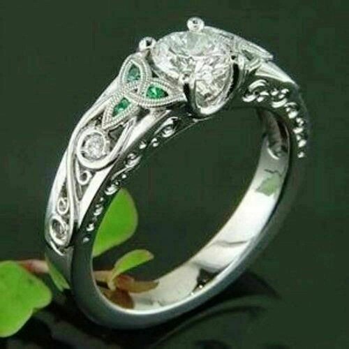 3ct 14k white gold - 14k, over
