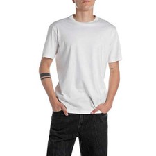 REPLAY Men's Small Logo White