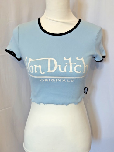 Y2k baby blue von - blue,