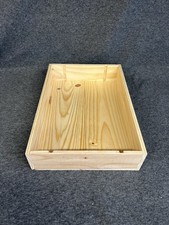 Shallow BLANK Wooden Wine Box