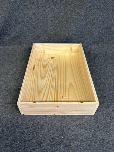 Shallow blank wooden wine - wooden,