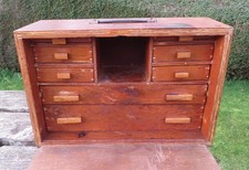 Vintage Well Used 8 Drawer