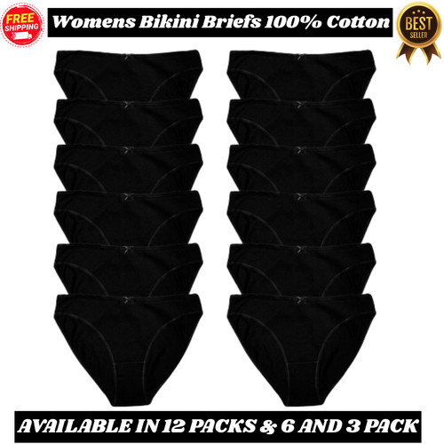 Womens bikini briefs 100 - briefs, 100%