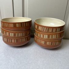 6 X Denby Chilli Fire Soup/