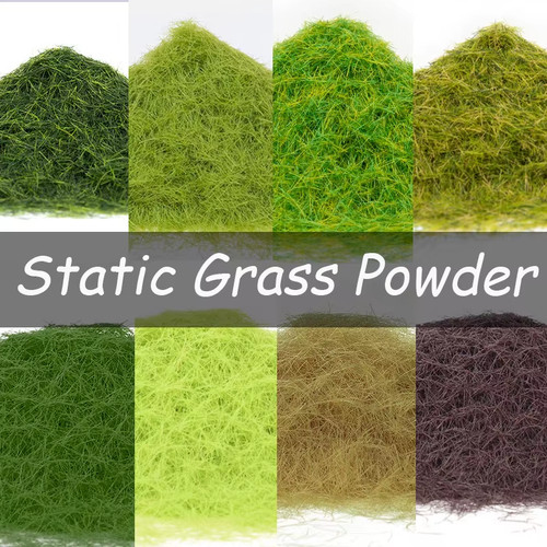 8mm static grass powder diy - 3-8mm,