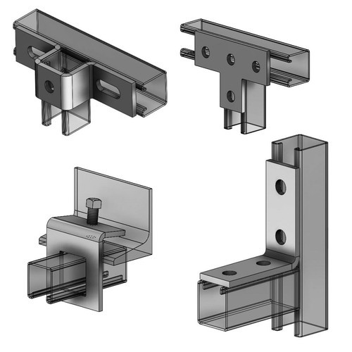 Unistrut angle brackets - angle, brackets,acute