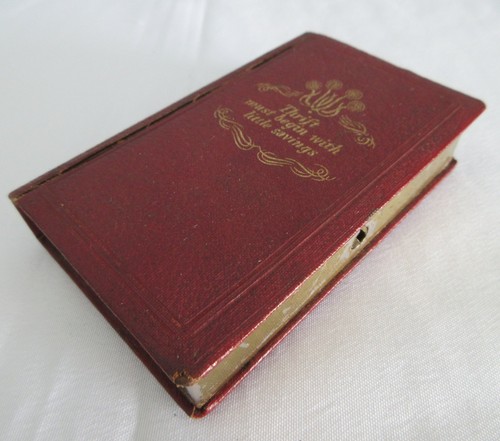 Vintage book money box 1960s - vintage,