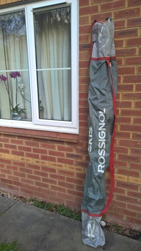 Lange skis long with case - skis,