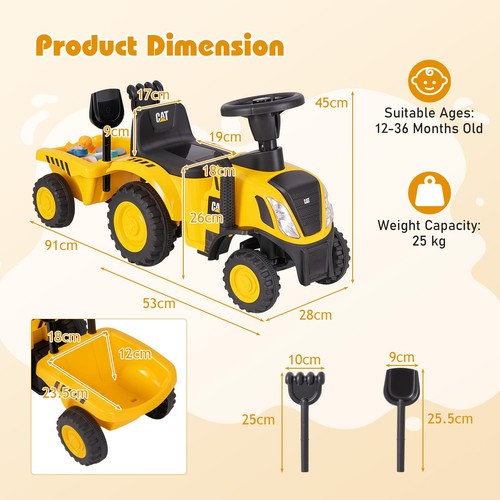Childrens sliding tractor - sliding,