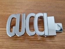 Gucci Design Polished Silver
