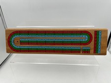 Vintage Wooden Cribbage Board