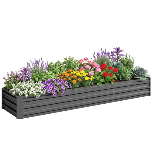 Outsunny galvanised raised - outsunny, bed