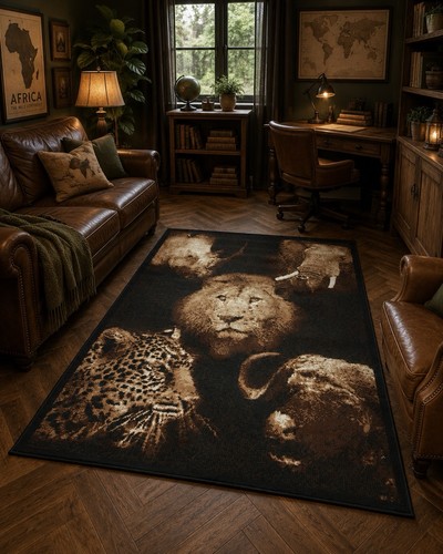 Quality lion rhino - quality, rug