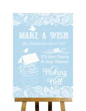 Blue Burlap & Lace Effect