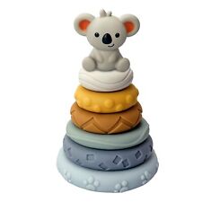 Kyoot Silicone Koala Stacker Stacking Rings Toddler Toy Baby 6 Months+ Baby Gift