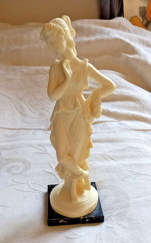 Alabaster statue persephone - alabaster,