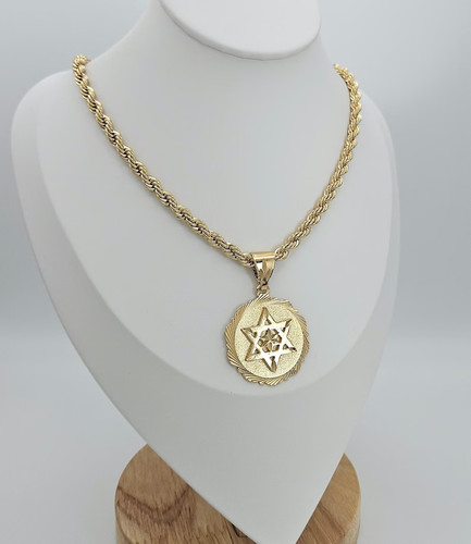 14k gold plated - plated, david