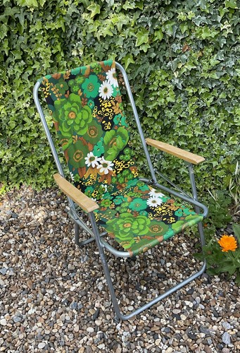 Vintage floral folding deck - floral,