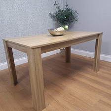 Dining Table and 4 White