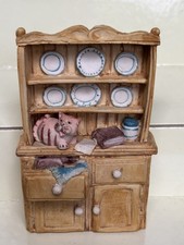 Peter Fagan Colour Box Welsh Dresser HS211 Home Sweet Home Cat Early Version