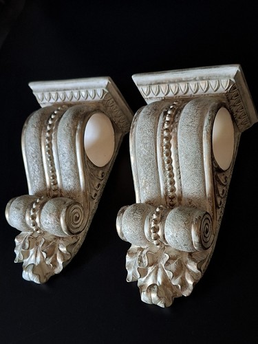 Pair drapery sconces - pair,