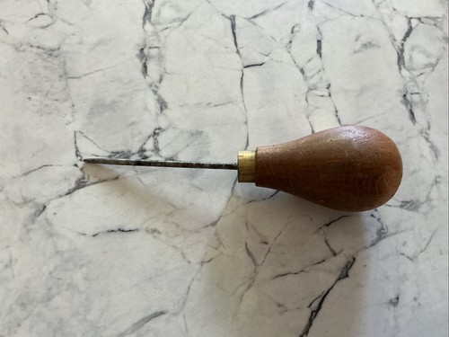 Leather working scratch awl - leather,