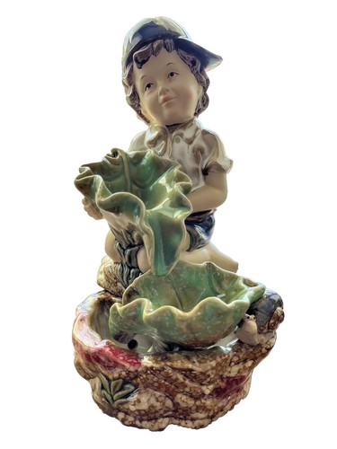 Ceramic table top boy - top,