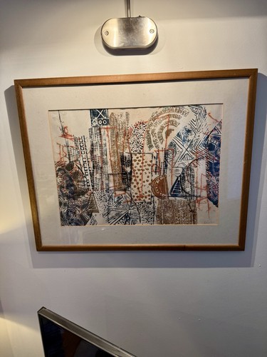 Bernard rooke rare painting - rooke,