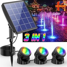 3IN1 LED Solar Light RGB