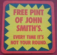 John Smiths Beer Mat