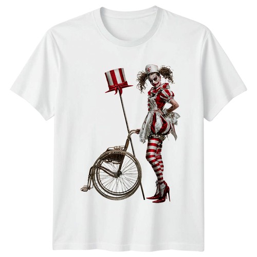 Vintage creepy clown shirt - vintage, t-shirt