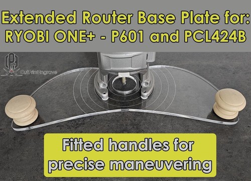 Handle trimmer router base - handle,
