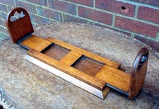 Victorian oak book slide