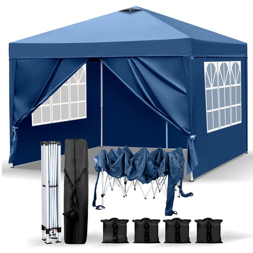 Pop gazebo garden marquee - up,