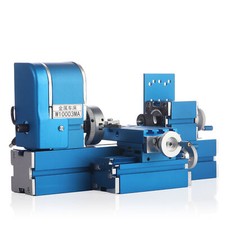 Mini Motorized Lathe Machine DIY Tool Hobby Modelmaking for School